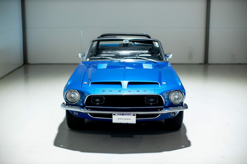 front of a ford mustang shelby cobra gt350